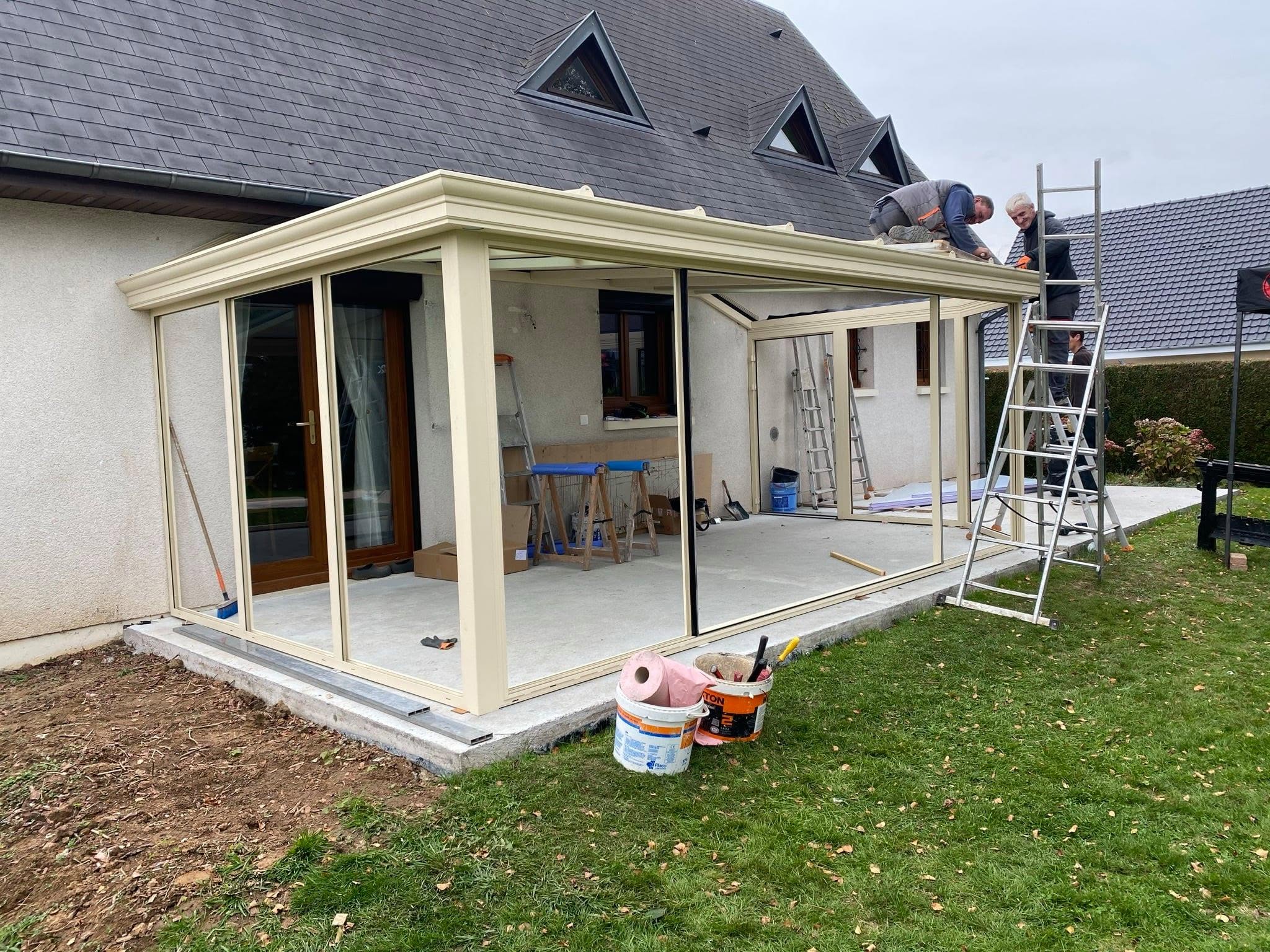 Véranda installée à Yvetot – Iso Home Protect